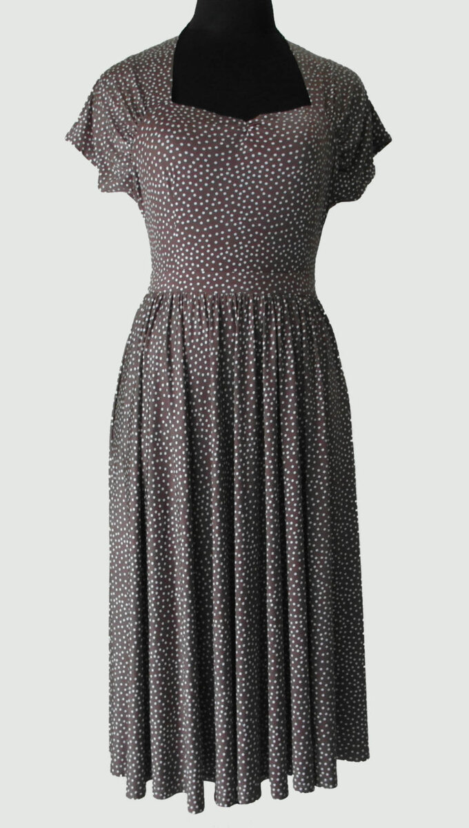 Платье в горошек, почти как в фильме, но с существенными доработками