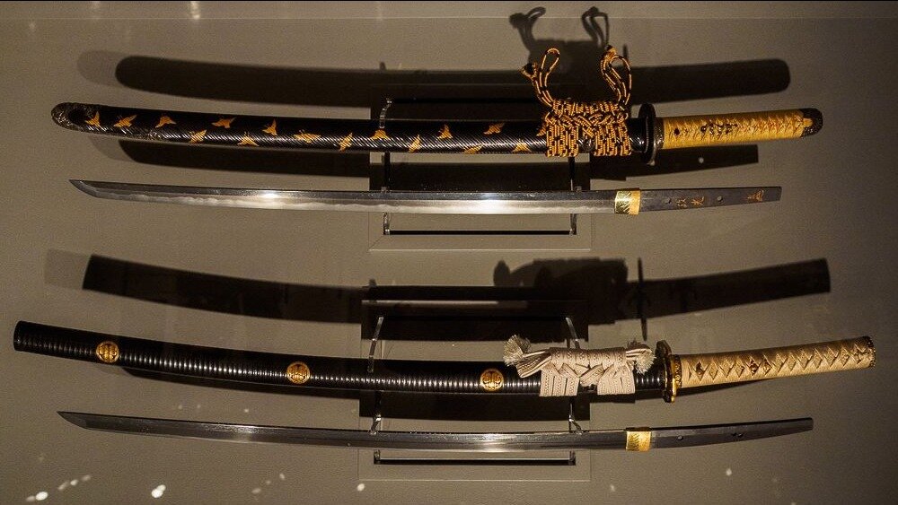 Японские мечи из Музея искусств в Цинцинати.