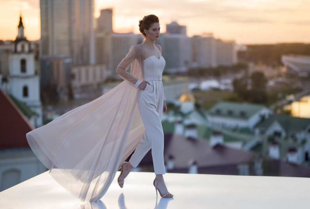 Брючный Костюм Платье На Свадьбу фото 19