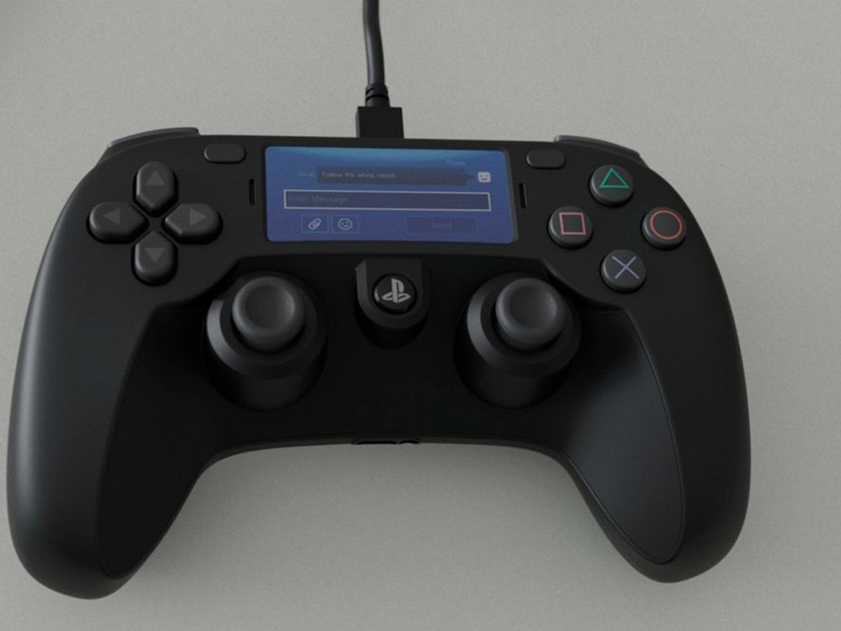  Слитое изображение DualShock 5 