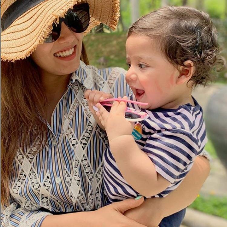 Мира Раджпут с Зейном / источник фото: https://www.instagram.com/mira.kapoor/