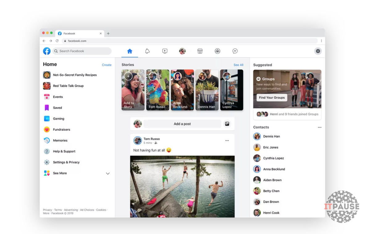 Фото нового дизайна с сайта Cnet