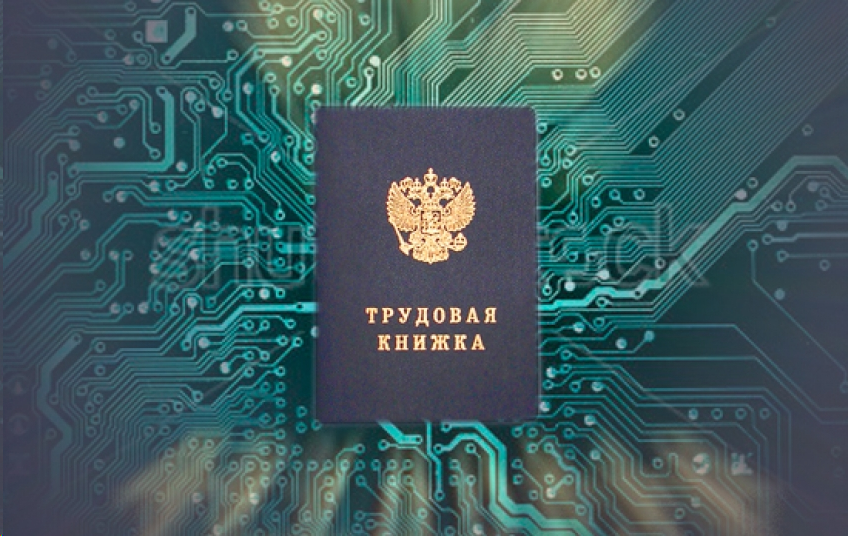 Трудовая книжка оцифровалась. Фото: twitter.com