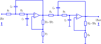 Рисунок 2 - Фильтр с характеристикой Баттерфорта