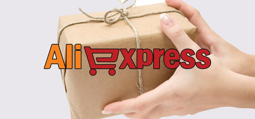 Нужно было что то вставить с надписью Aliexpress