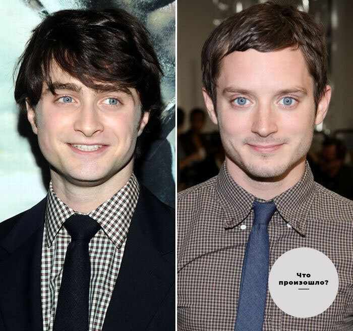 Звезда Гарри Поттера Дэниел Рэдклифф и звезда Властелина колец Элайджа Вуд