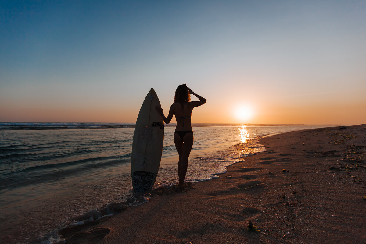 Закат на Бали