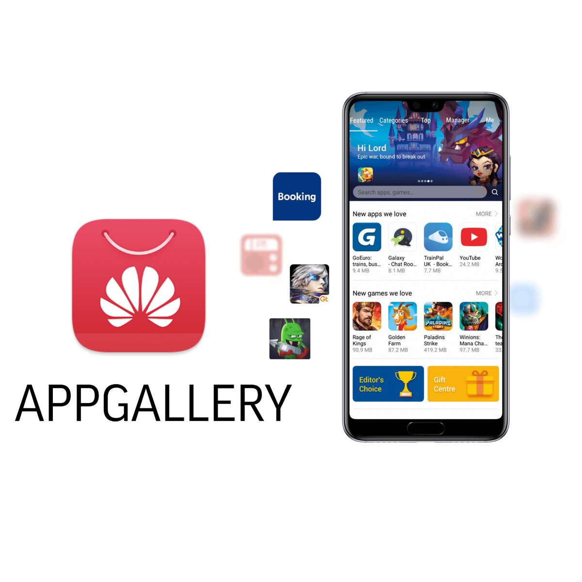 Магазин приложений от Huawei, который большими темпами набирает популярность и проводит привлекательную политику для разработчиков