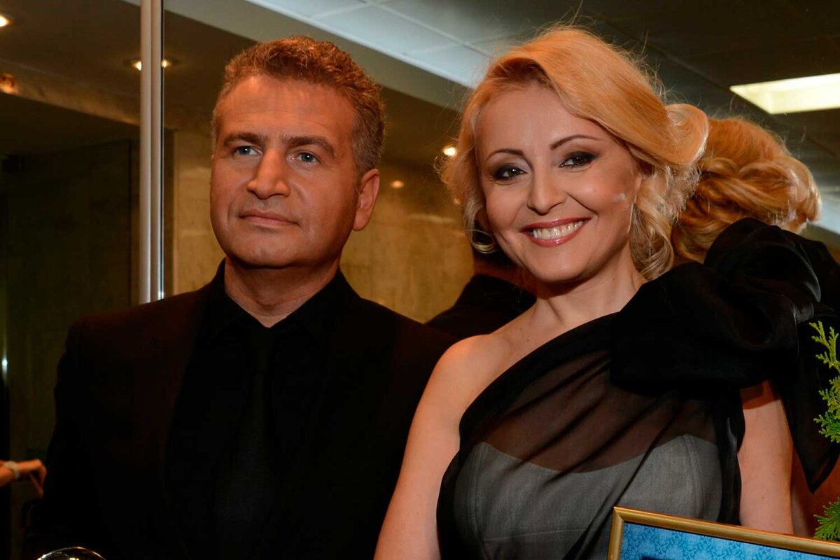 Леонид Агутин и Анжелика Варум. Фото: Anatoly Lomohov/Russian Look/www.globallookpress.com