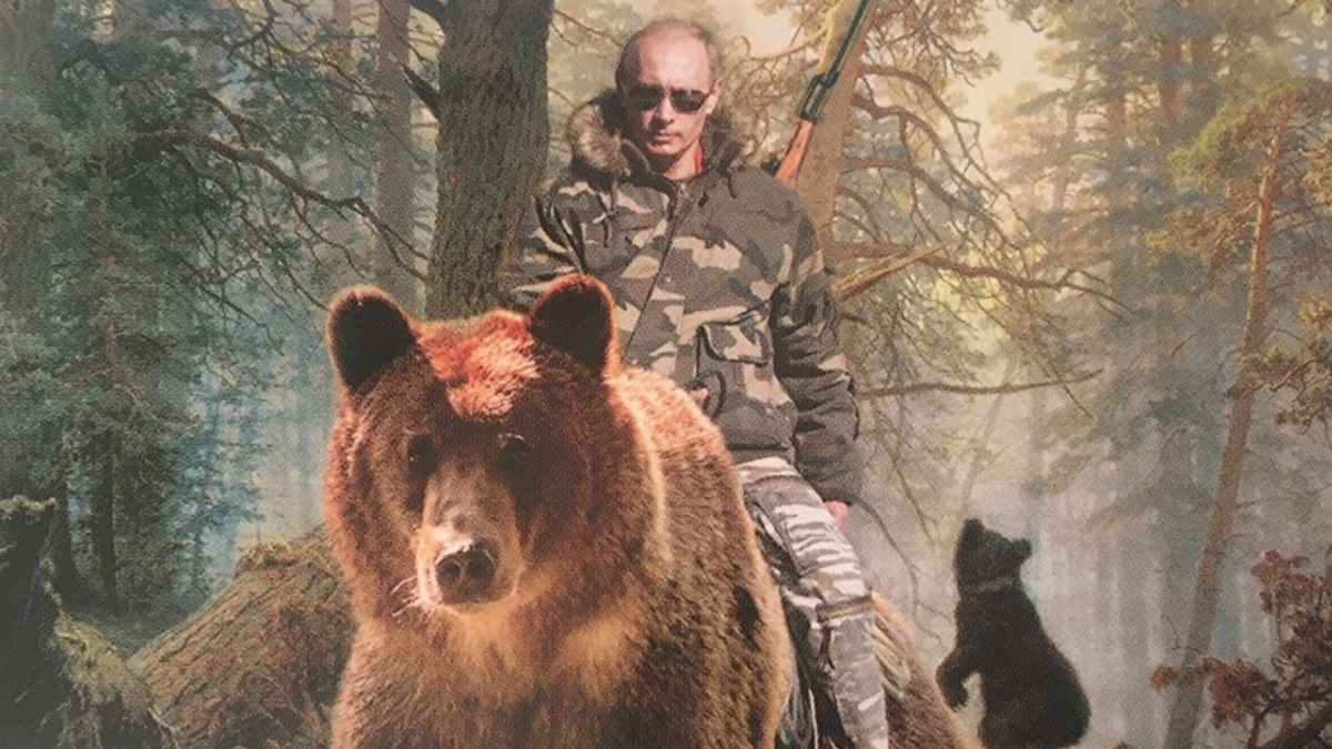 Путин на медведе фото в хорошем качестве Vladimir Putin Riding A Bear Action Figure Online www.baikalcinema.ru