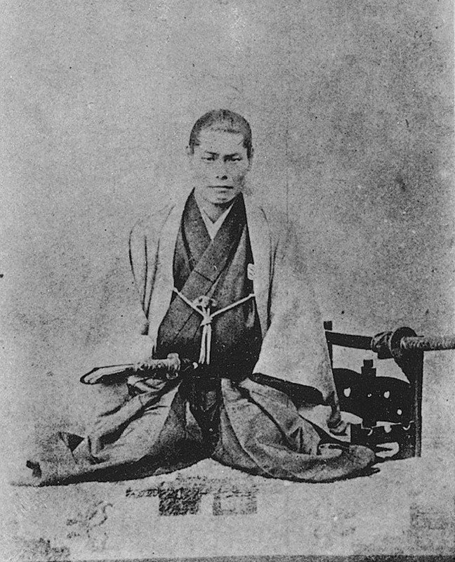 Один  из немногих портретов Каваками Гэнсая