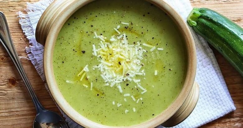 Суп-пюре из кабачков