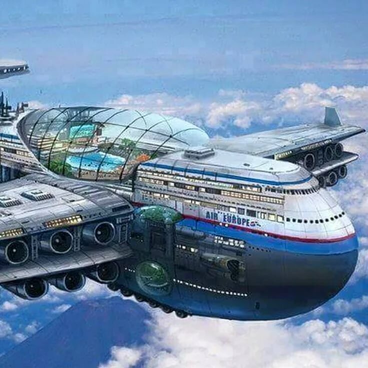 Самолет из будущего картинки