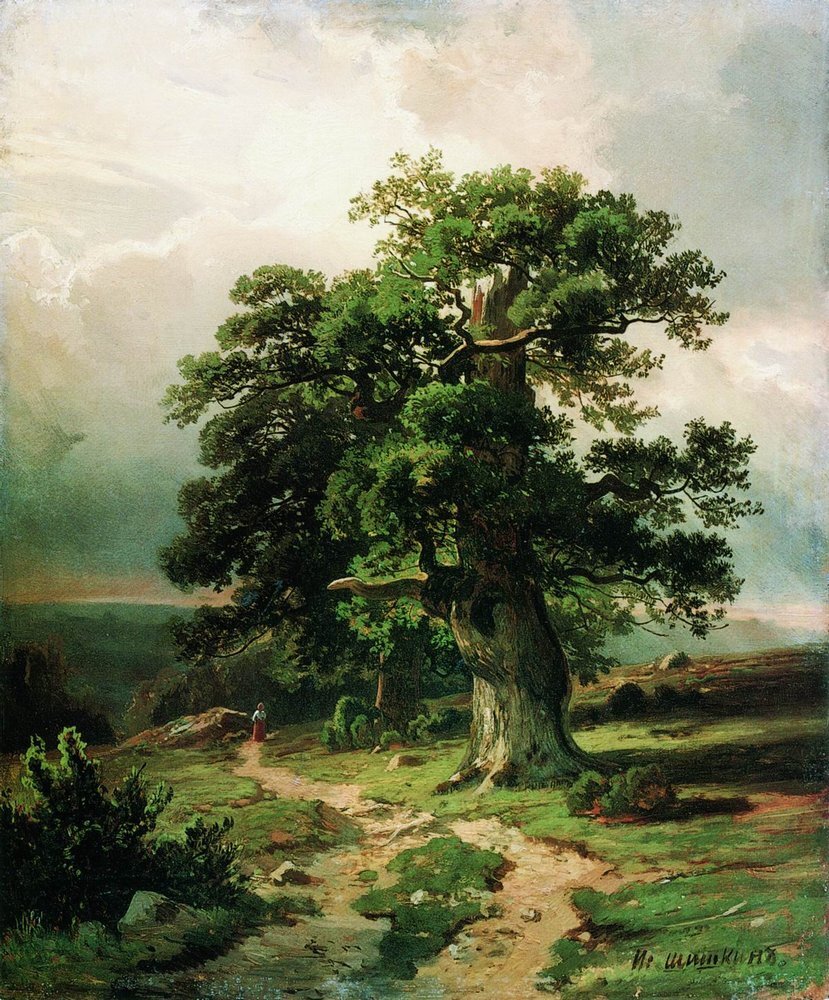 Иван Шишкин «Дубы», 1865 год