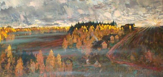 Фото.  Живопись Михаила Абакумова