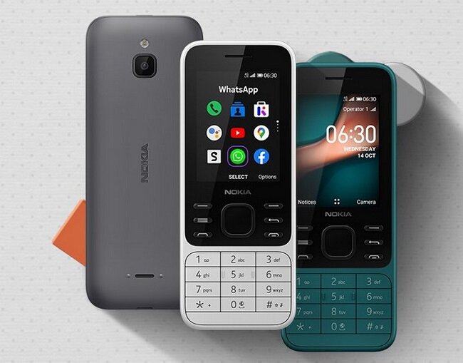 Nokia 6300 4G получил 2,4-дюймовый TFT экран