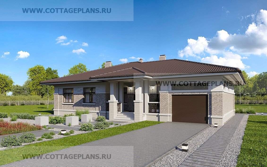 Фасады дома. Источник фото: https://www.cottageplans.ru