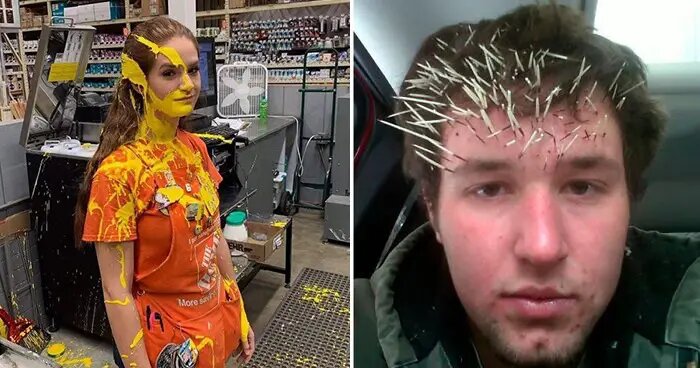 У каждого из нас бывают дни, когда все идет наперекосяк. Над людьми, провалы которых вы увидите на фото, судьба пошутила по-крупному. Лягушка на лице, жук в кубике льда и загар в полосочку - смотрите худшие моменты из жизни пользователей соцсетей дальше в нашем материале.
У каждого из нас в жизни случаются моменты полного разочарования. Если кажется, что ваш день не удался - посмотрите нашу подборку эпичных провалов. Пользователи соцсетей поделились фотографиями своих неудач. Эти кадры точно не оставят равнодушными и дадут понять, что у вас все не так уж и плохо.