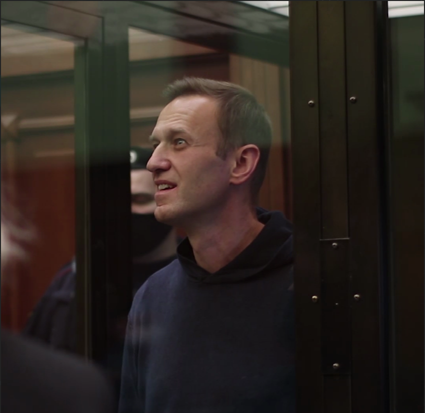 Алексей Навальный. Кадры из Мосгорсуда