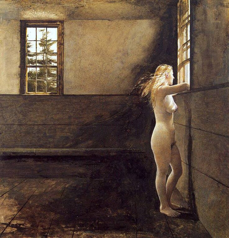 О, ОДИНОЧЕСТВО... ХУДОЖНИК ANDREW NEWELL WYETH / ЭНДРЮ НЬЮЭЛЛ УАЙЕТ (США, 1917-2009)