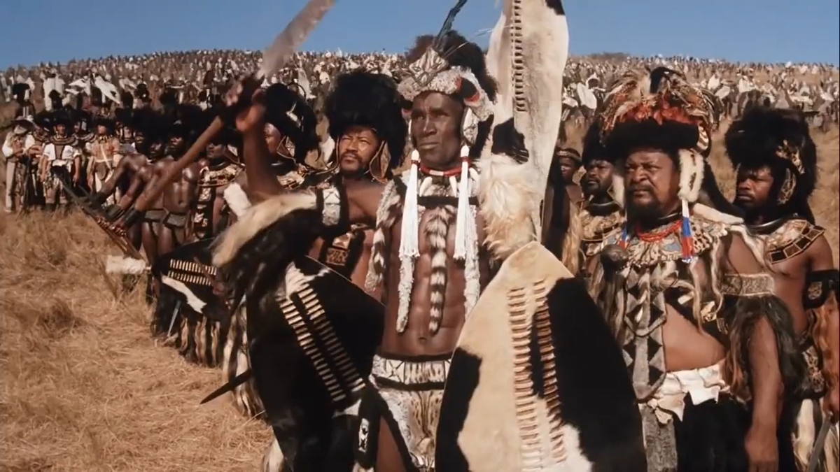 Войско Чаки перед боем