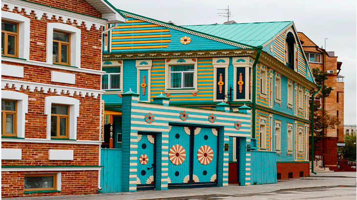 Отреставрированный дом на улице Насири.