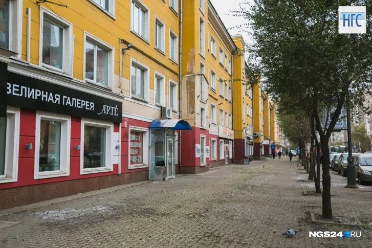 Конструктивистское здание в Красноярске, фото взято из интернета.