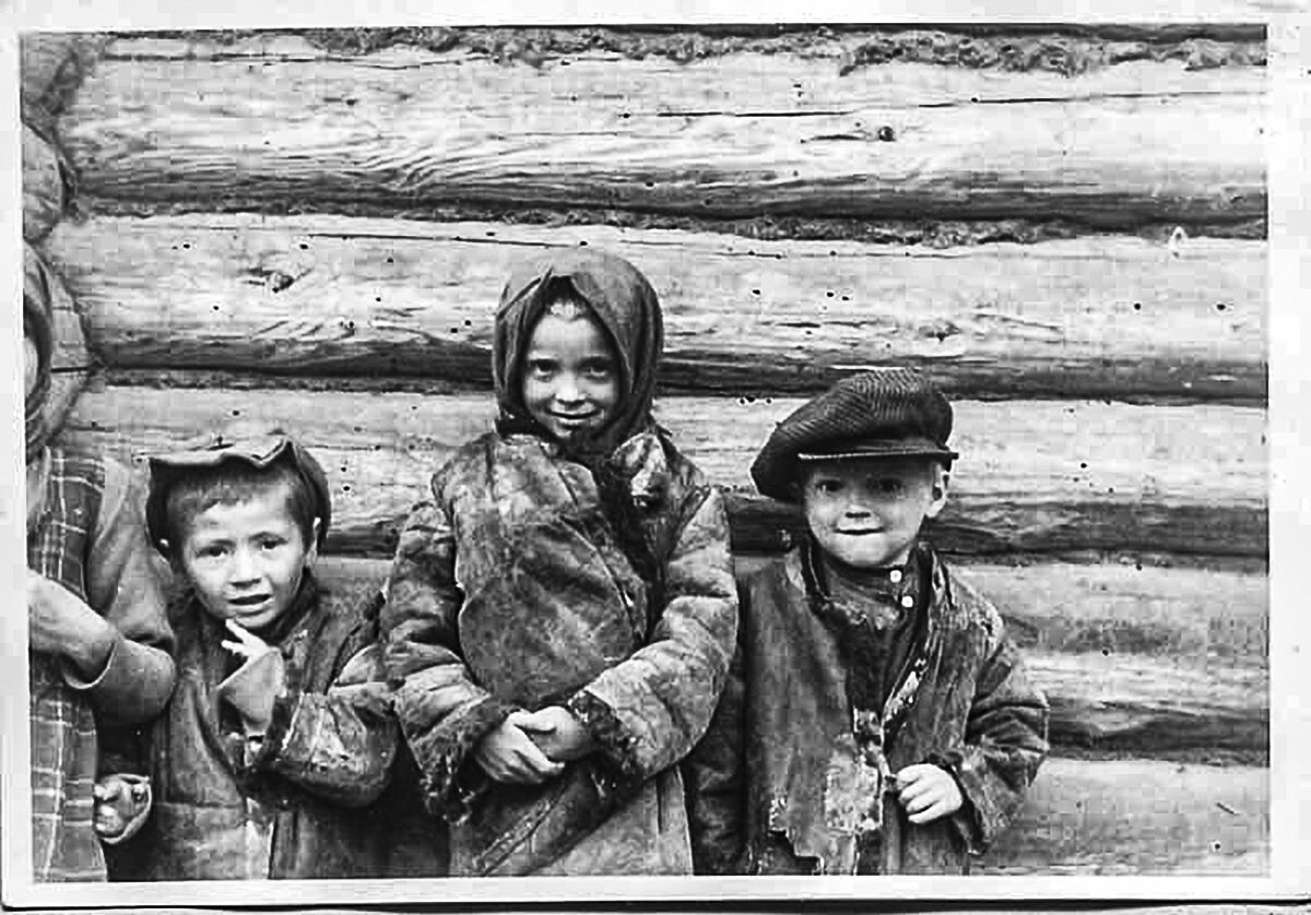 Дети в годы великой. Деревенские Леьи в войну.