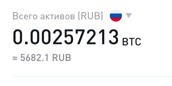 Общая сумма криптовалюты