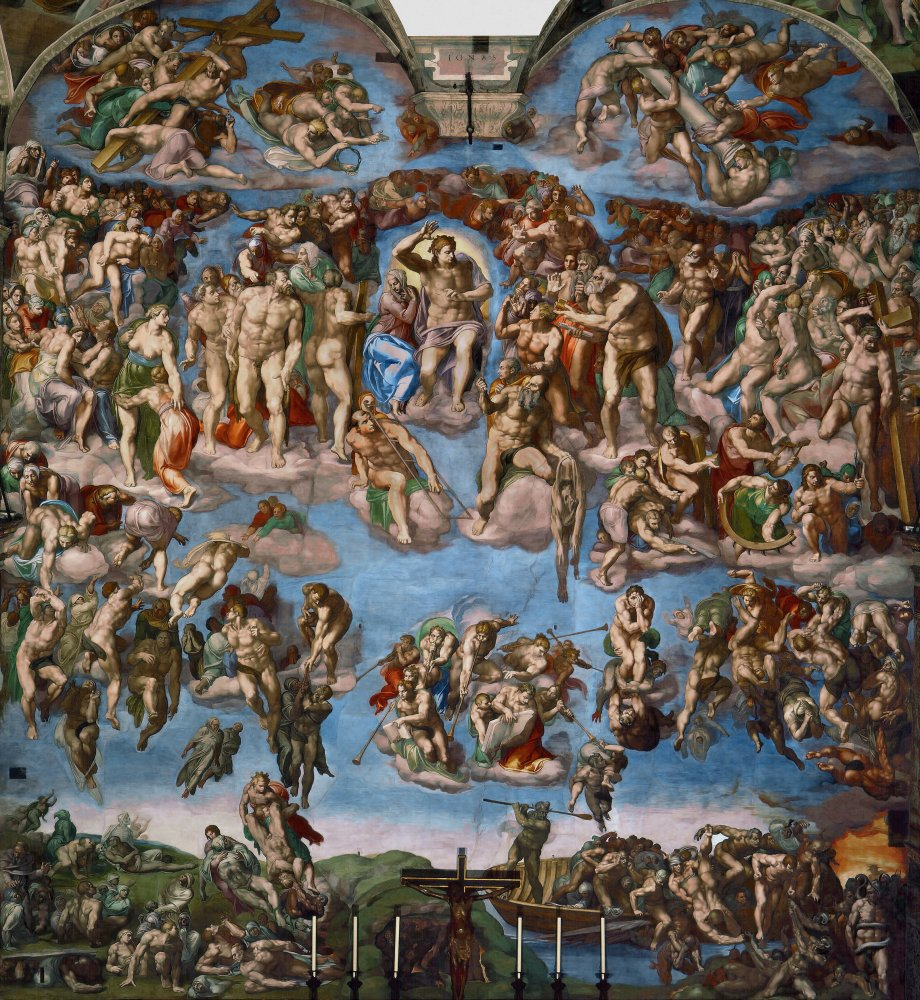 Роспись плафона Сикстинской капеллы - Микеланджело Буонарроти