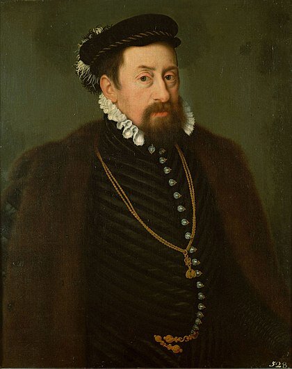 Максимилиан II (31 июля 1527, Вена — 12 октября 1576, Регенсбург) — император Священной Римской империи и эрцгерцог Австрии с 25 июля 1564 года до своей смерти, король Чехии (коронован 14 мая 1562 года под именем Максимилиана I), король Германии (римский король, коронован 28 ноября 1562 года), король Венгрии и Хорватии (коронован 8 сентября 1563 года)