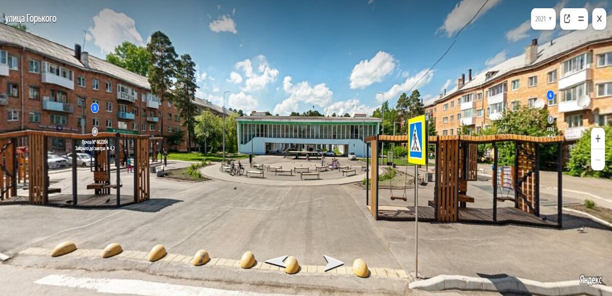 Удаленный микрорайон Бор. Фото взято с сервиса "Яндекс панорамы"