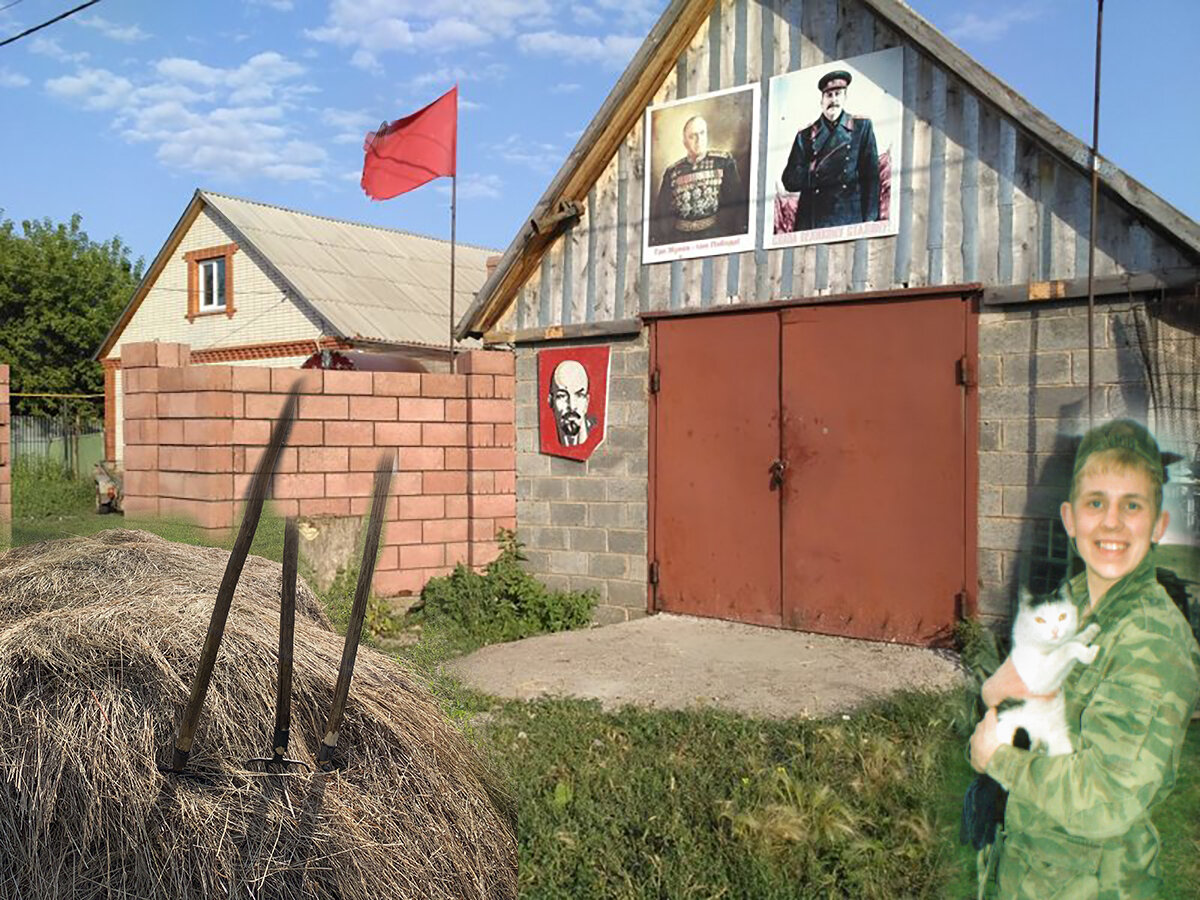 Фото гаража с просторов интернета и я  =) (Степан Корольков)