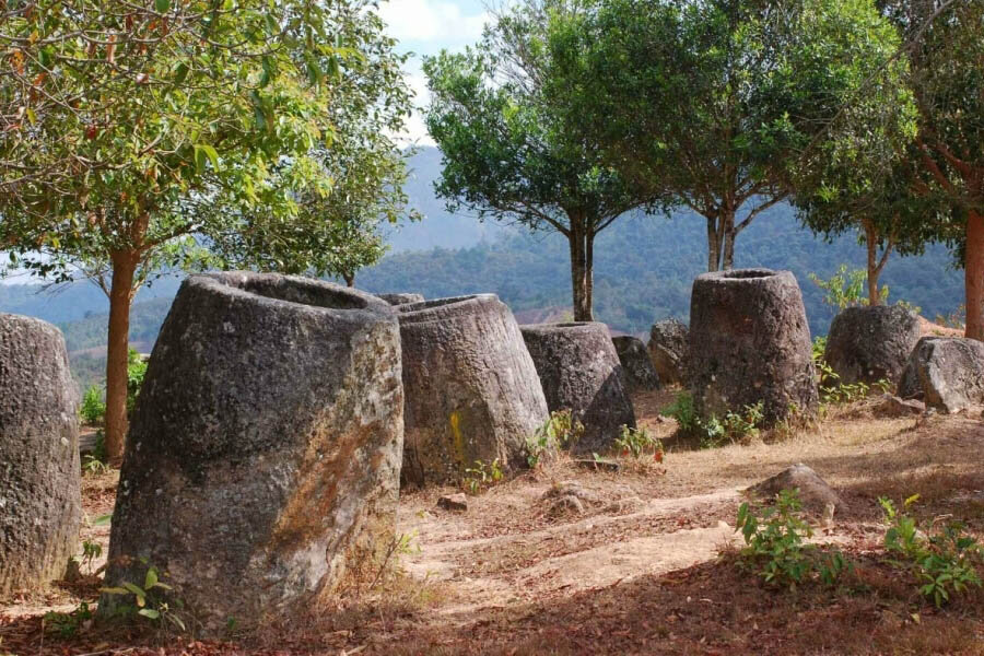 Долина кувшинов в лаосе фото