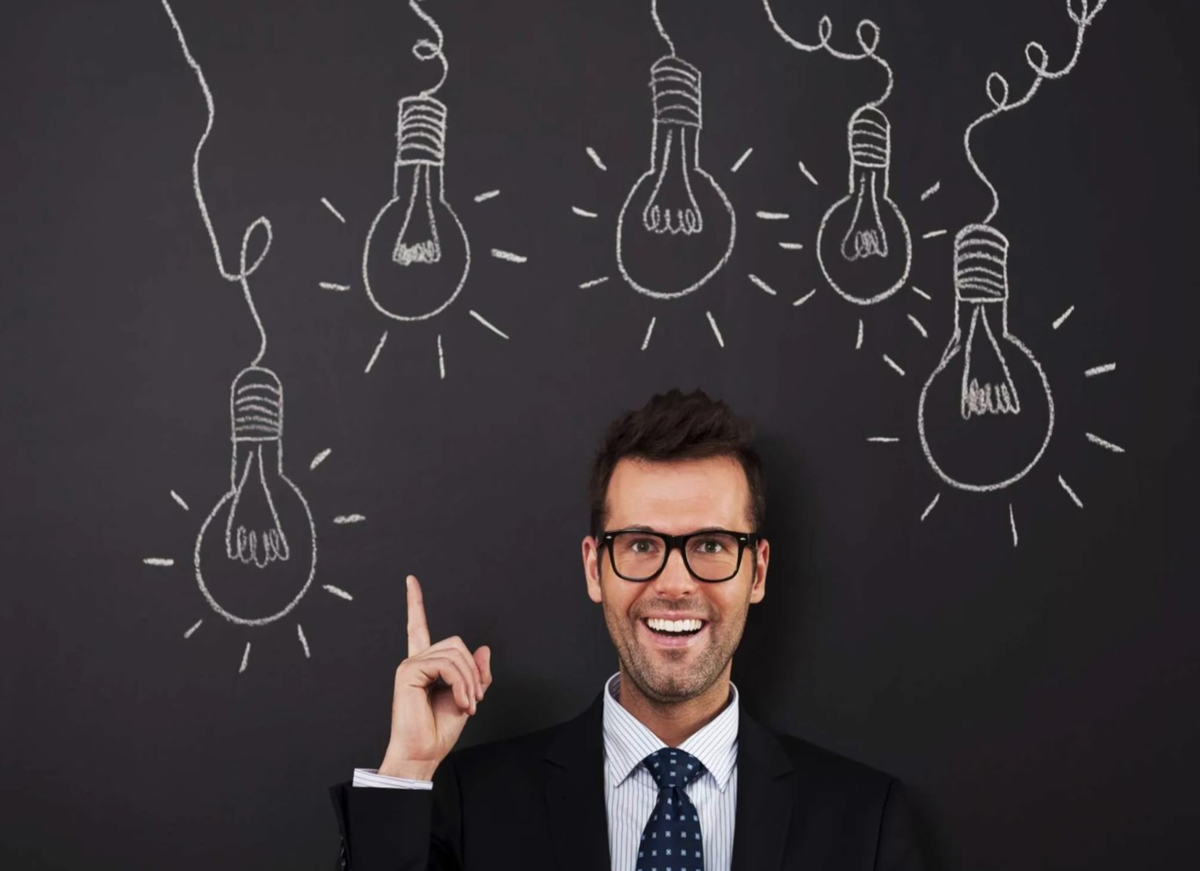 Много идей. Креативность идеи. Мозговой штурм. Хорошая идея. Идея иллюстрация.