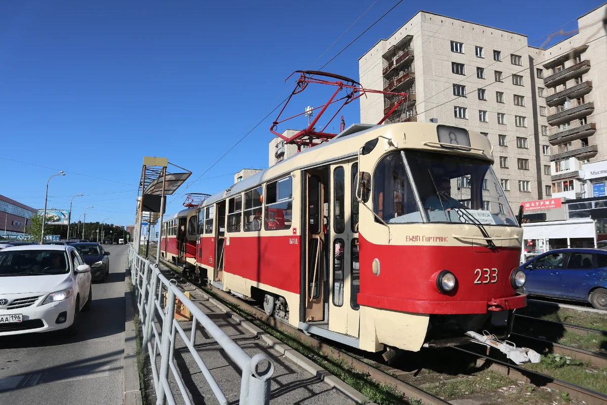 Первый междугородний трамвай в России! Из Екатеринбурга в Верхнюю Пышму под стук колёс