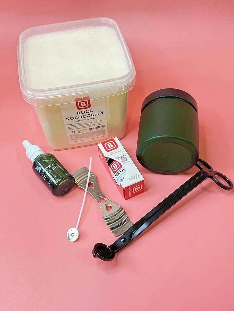 Набор инструментов для создания свечи ручной работы