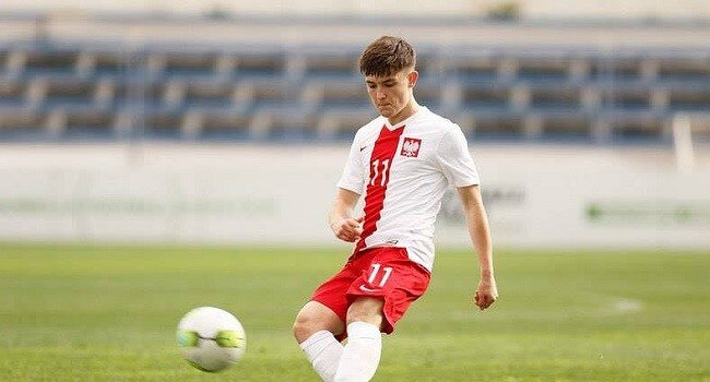Бартош Зинек в составе сборной Польши U-17