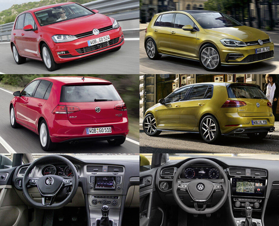 Пример рестайлинга: слева до, справа после .