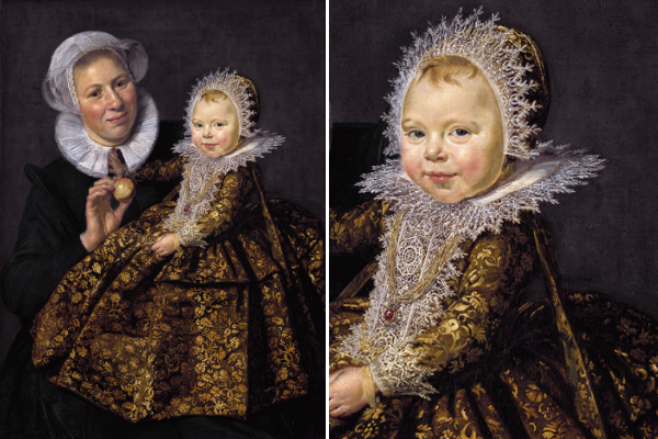 Франс Халс. Катарина Хоофт с няней, Берлинская картинная галерея. 