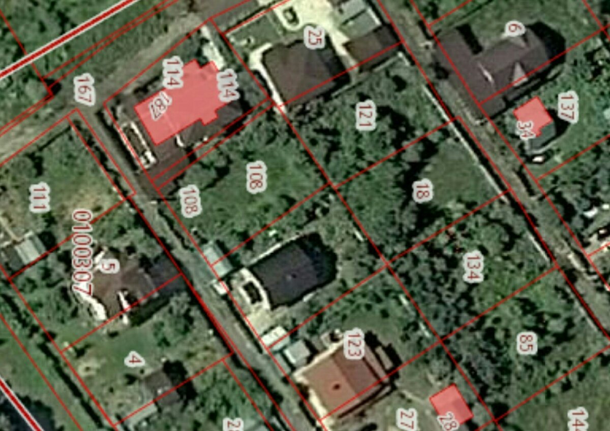 План местности со спутника Яндекс - Сад Анны Гауэр