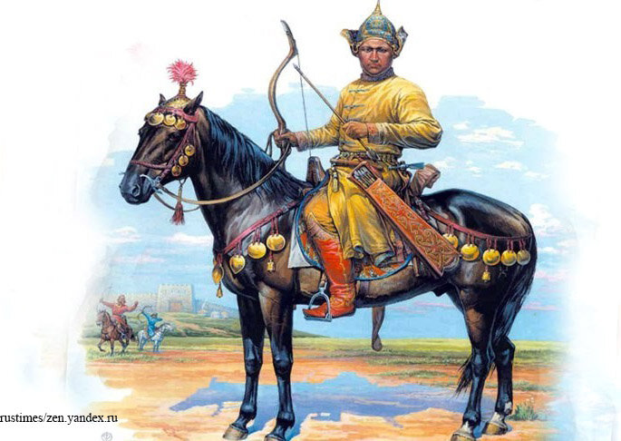 Воин армии хазарского каганата