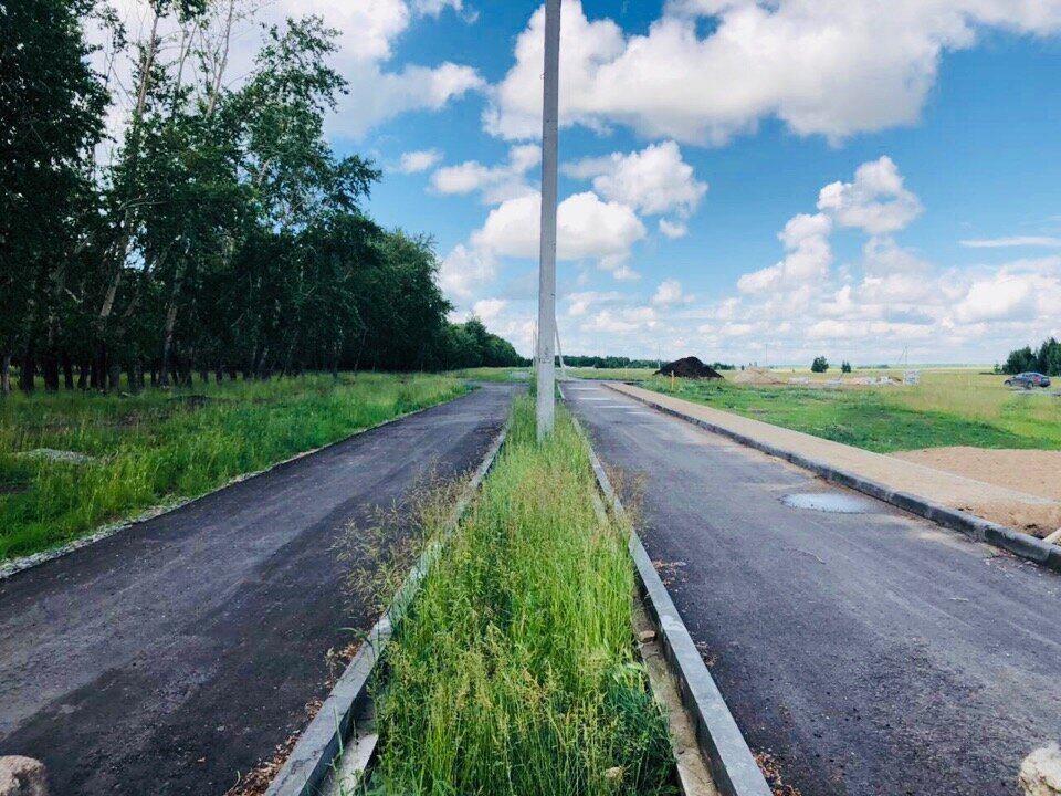 Дорожное полотно коттеджного поселка "Ачаирские Озера"