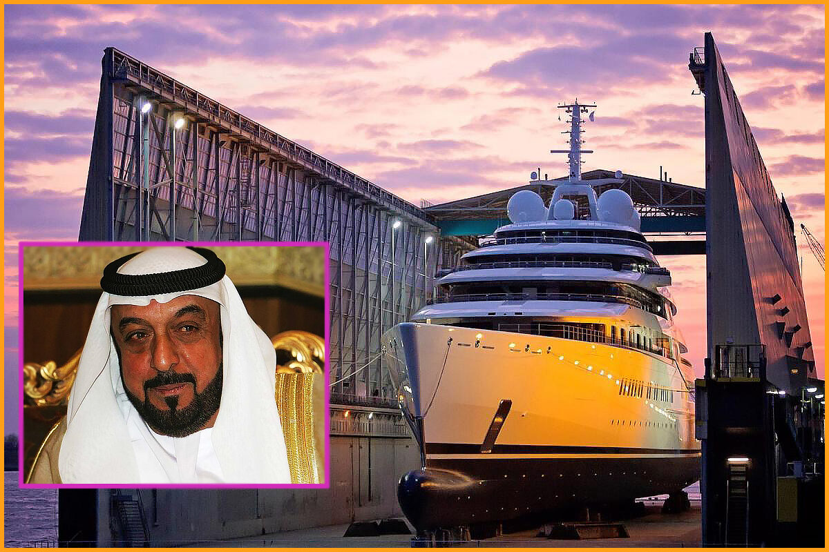 Президент Объединенных Арабских Эмиратов купил себе такую яхту