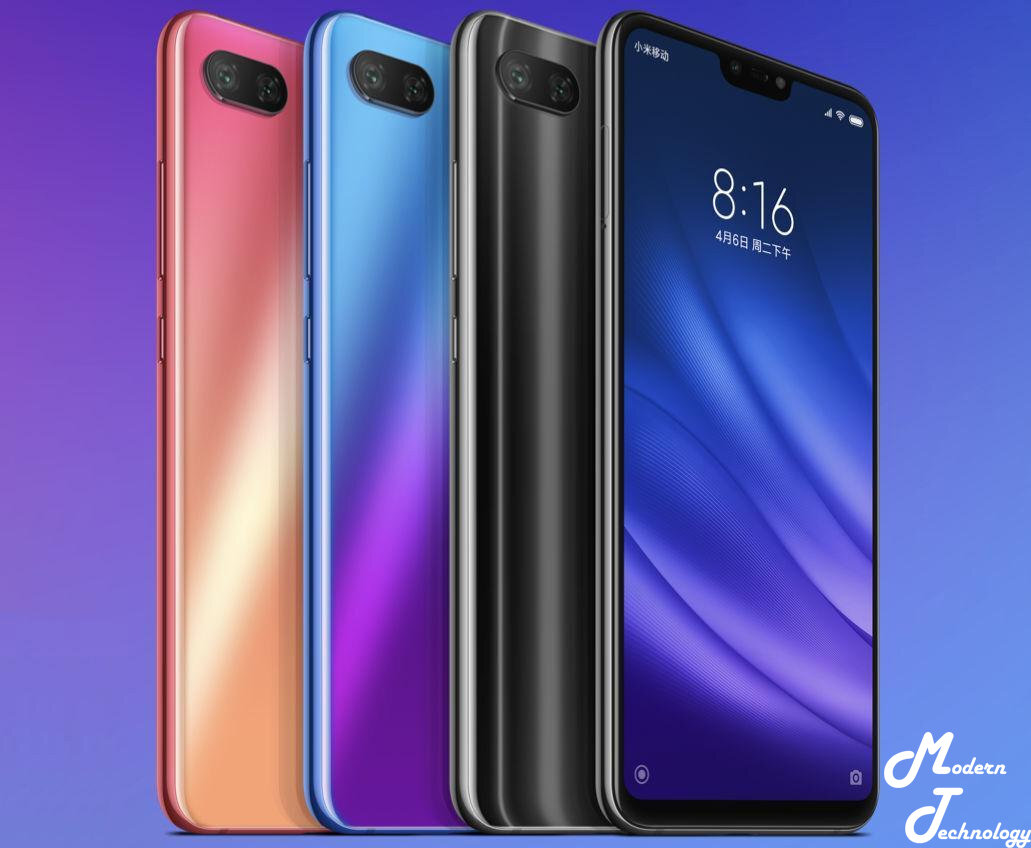 Иллюстрация смартфона Xiaomi mi 8 lite