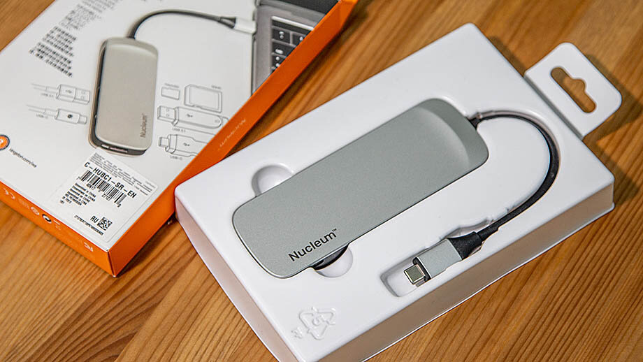 USB-C концентратор Kingston Nucleum в упаковке