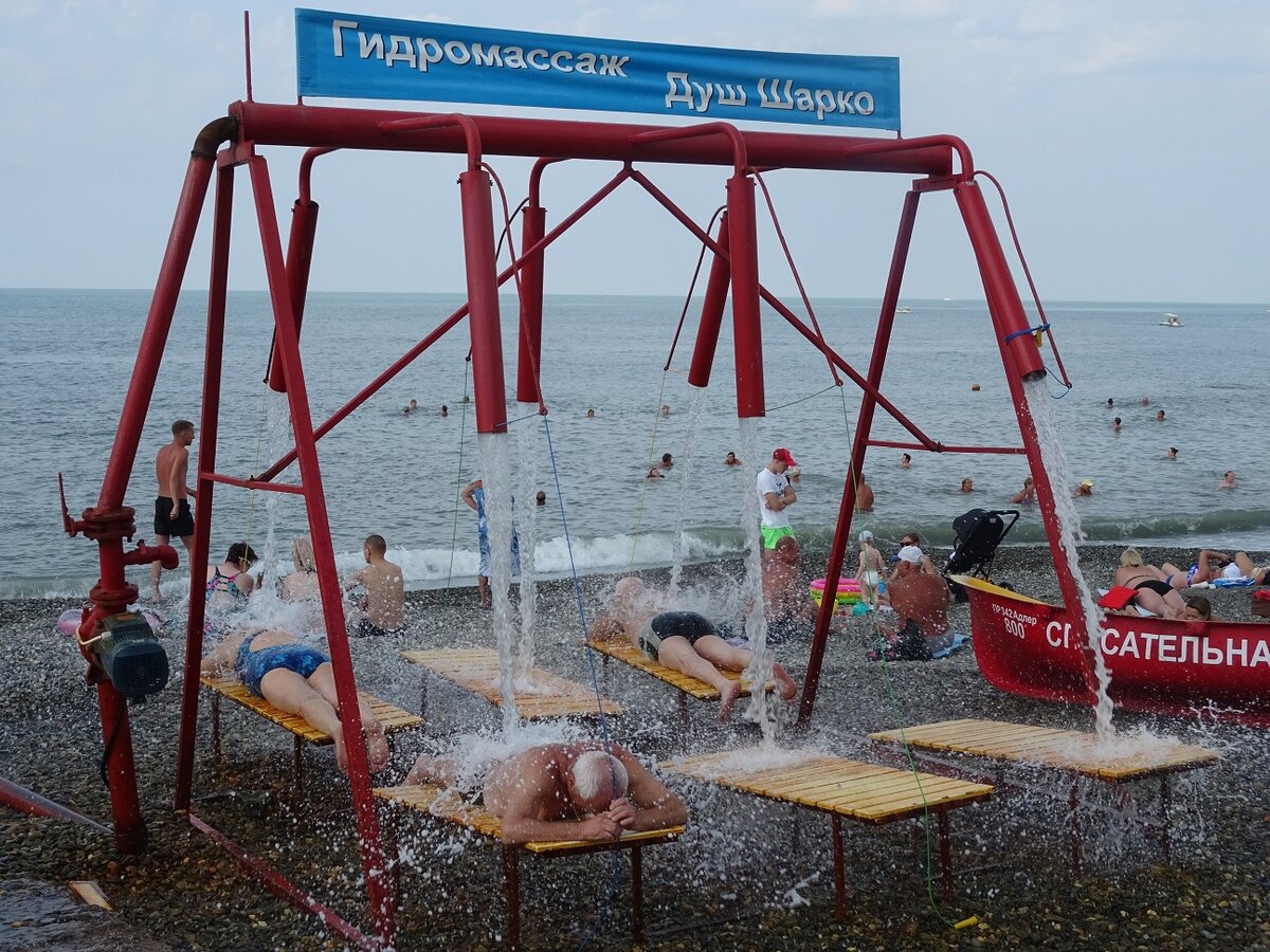 Пляж чкаловский сочи фото Что творилось на пляжах Адлера 2019 Zheka-Ural Дзен