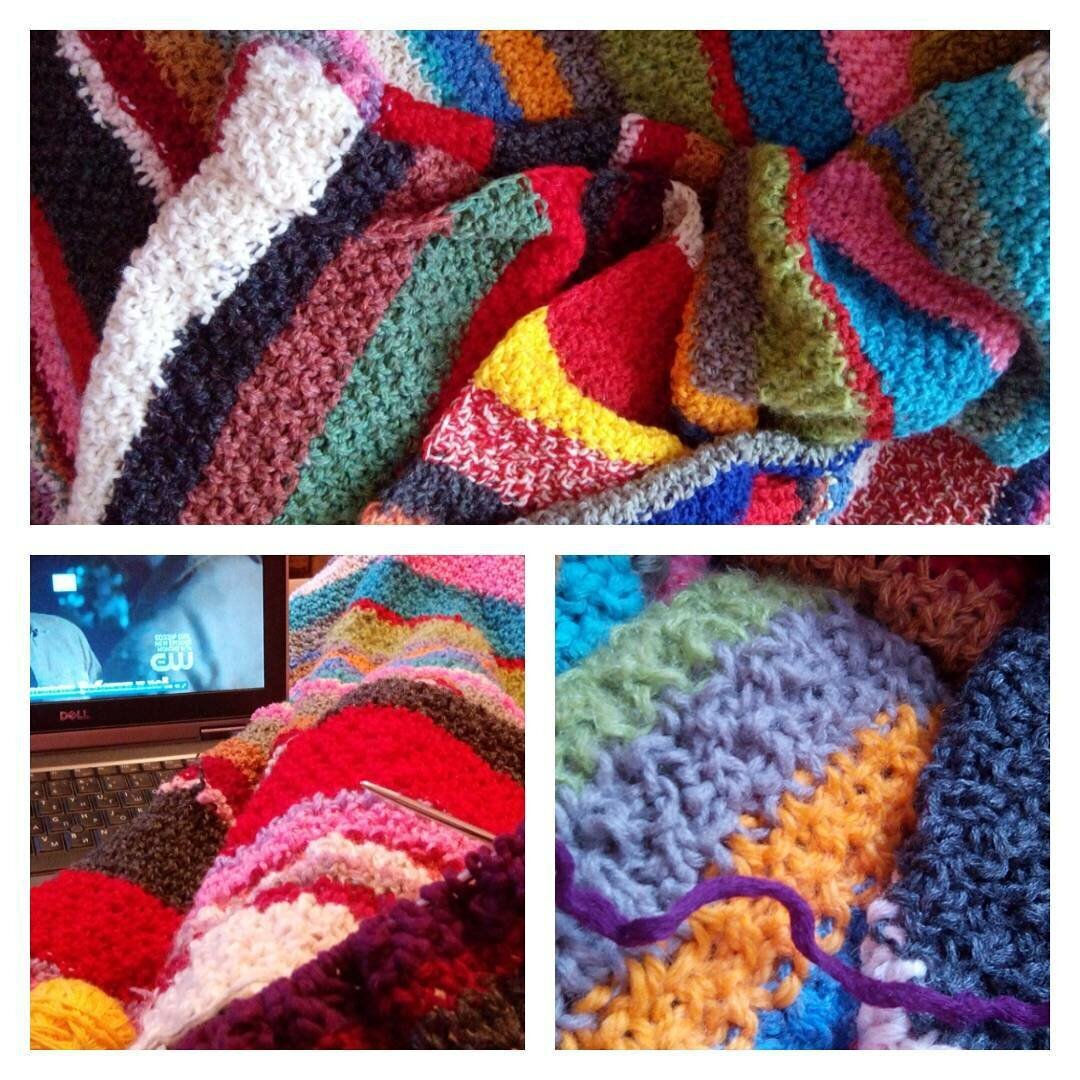 Один из пледов своими руками