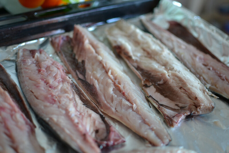 филируем рыбку