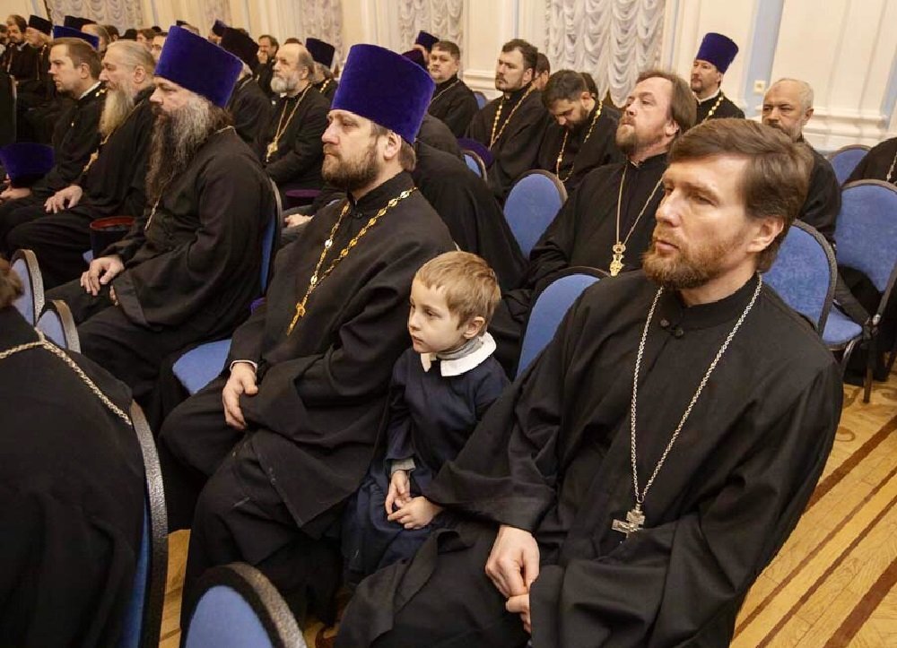 Собрание духовенства и мирян СПб епархии за 2019 год. Фото Александра Назарова, сайт СПб митрополии